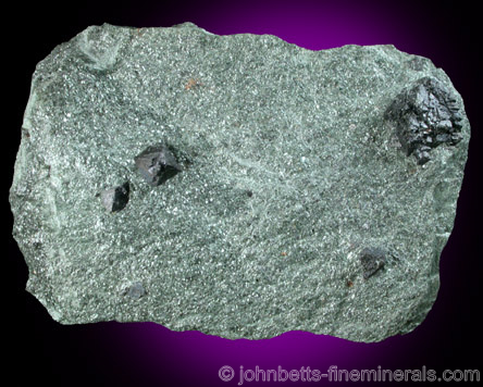 Magnetite in Chlorite Matrix from Baltimore County, Maryland