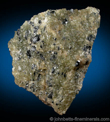 Chromite Crystals Embedded in Matrix from Carter Mine, Madison County, North Carolina