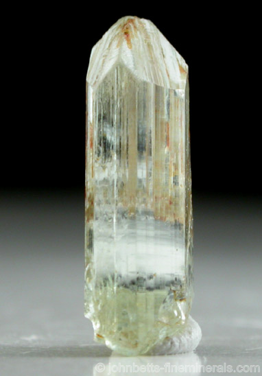 Prismatic Chrysoberyl Crystal from Mogok, Sagaing Division, Myanmar (Burma)
