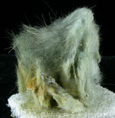Hairlike Clinozoisite Masses from Cornog, Chester County, Pennsylvania