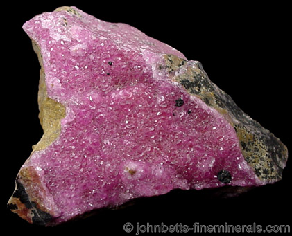 Pink Cobaltocalcite from Shinkolobwe Mine, Katanga District, Shaba Province, Democratic Republic of the Congo (Zaire)