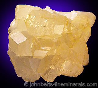 Yellow Colemanite from Borax Pit #1, Thompson Mine, Death Valley, California