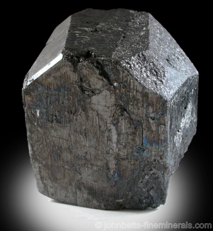 Large Stubby Black Columbite Crystal from Galilea, Minas Gerais, Brazil