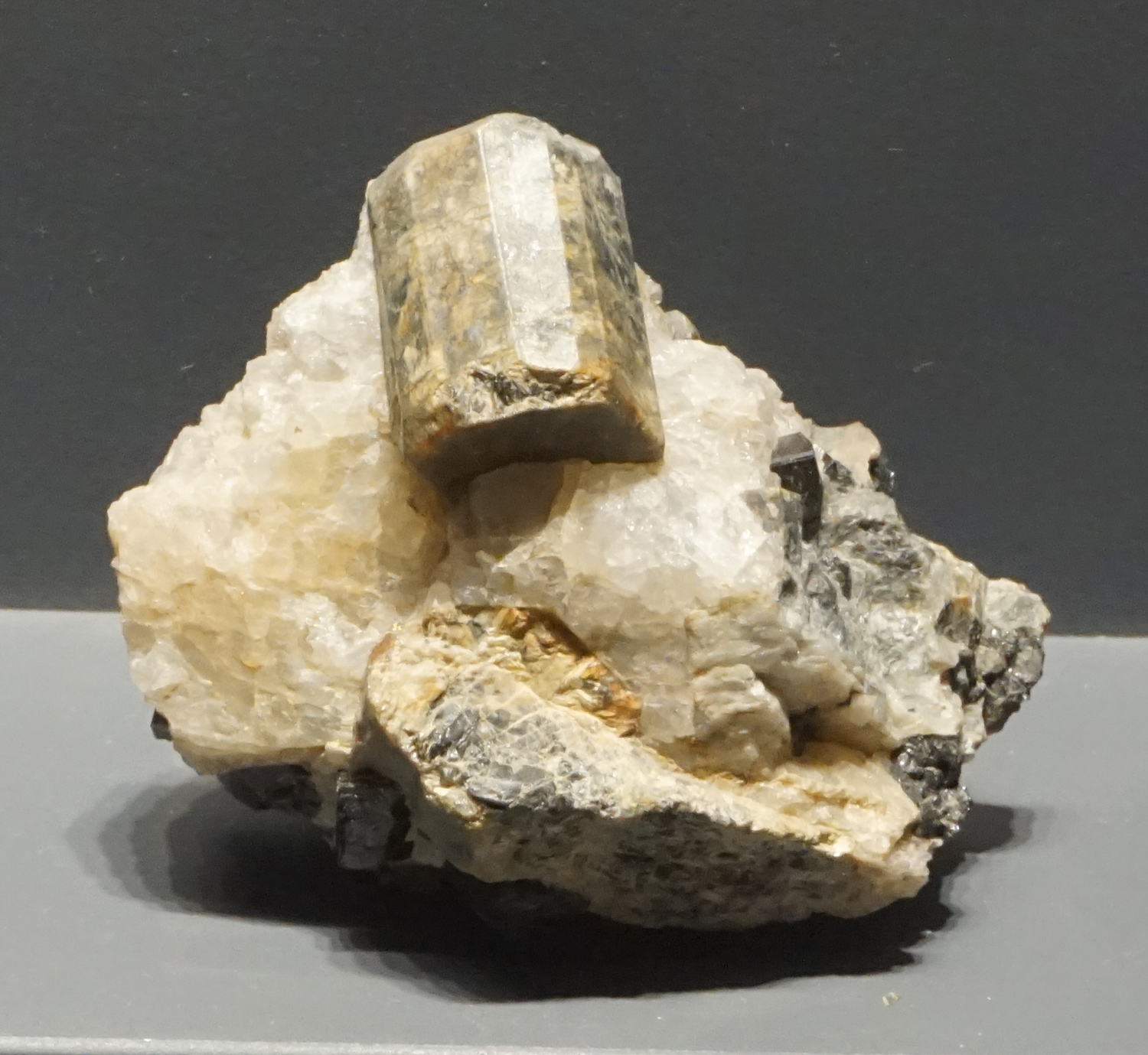 Light-Colored Cordierite on Matrix from Kragero, Telemark, Norway