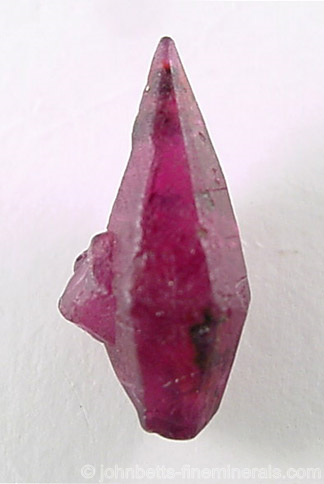 Blood Red Ruby Crystal from Mogok, Sagaing Division, Myanmar (Burma)