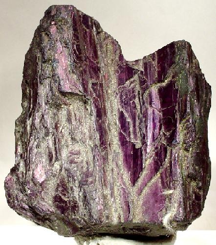 Iridescent Purple Covellite from Summitville District, Rio Grande Co., Colorado, USA