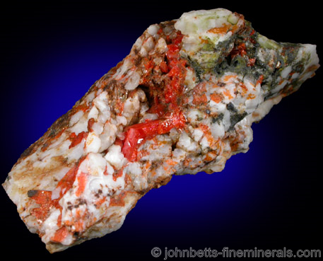 Crocoite from the Type Locality from Beriozovsky, near Ekaterinburg, Middle Ural Mountains, Russia (Type Locality for Crocoite)