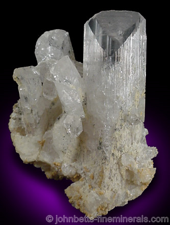 Colorless Danburite Crystals from Charcas District, San Luis Potosi, Mexico