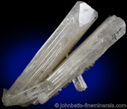 Twinned Danburite Crystals from Charcas District, San Luis Potosi, Mexico