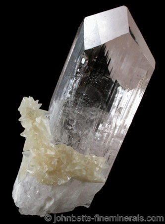 Gemmy, Colorless Danburite Crystal from La Aurora Mine, Charcas, San Luis Potosi, Mexico