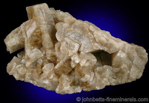 Brown Danburite Cluster from Russell, St. Lawrence County, New York