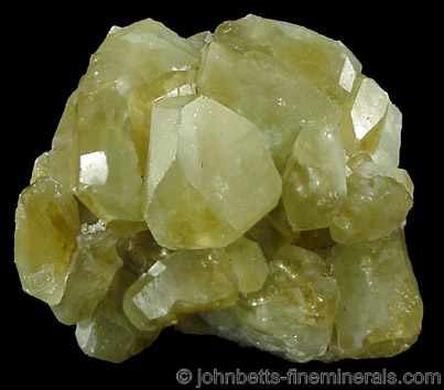 Complex Datolite Crystal Cluster from Dalnegorsk, Primorskiy Kray, Russia