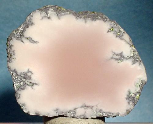 Rose-Pink Datolite Nodule from Quincy Mine, Hancock, Houghton Co., Michigan