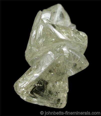 Diamond Crystal Cluster from Northern Cape Province, South Africa
