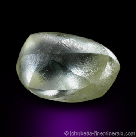 Hexoctahedral Diamond Crystal from Orapa Mine, south of the Makgadikgadi Salt Plains, Botswana