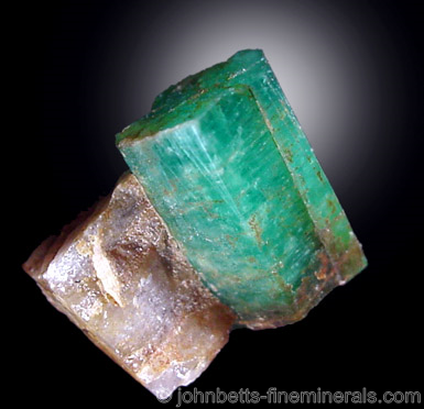 Large Emerald on Matrix from Mount Dayakou tungsten mine, 6 km northeast of Mengdong village, Malipo County, Yunnan Province, China