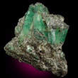 Emerald beryl: The green mineral Emerald information and pictures