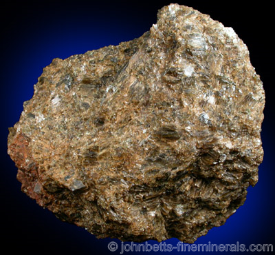 Enstatite var. Bronzite from Asheville, Buncombe County, North Carolina
