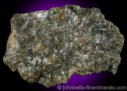 Mass of Enstatite Crystals from Tilly Foster Mine, Brewster, Putnam County, New York