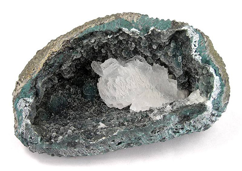 Epistilbite Crystals in Vug from Jalgaon, Maharashtra, India