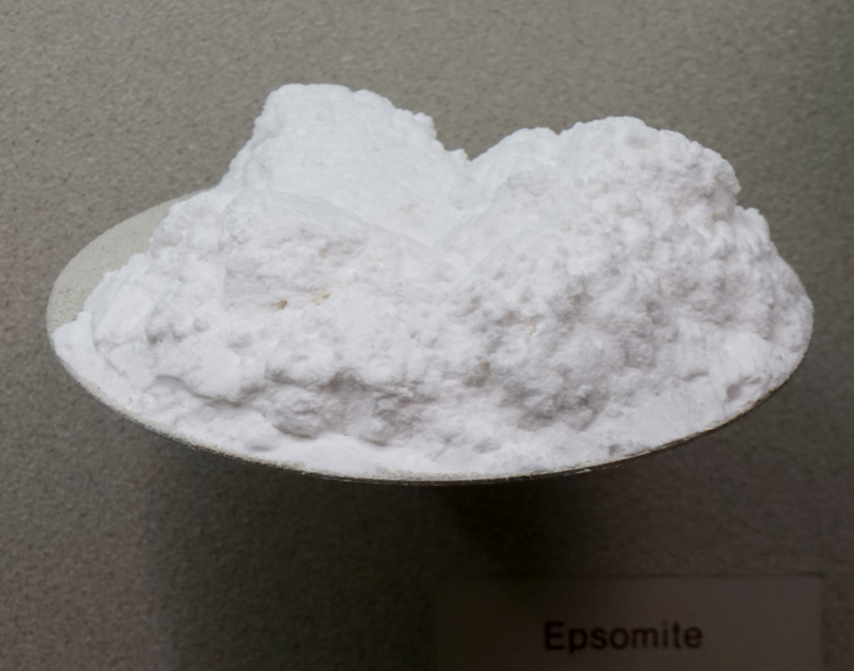 Epsomite Efflorescent Powder from Sandrik, Hungary