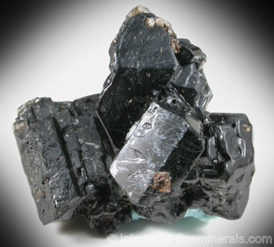 Interconnected Hornblende Crystals from Bear Lake Diggings, Tory Hill, Ontario, Canada