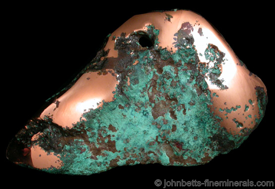 Polished Copper Nugget from Keweenaw Peninsula Copper District, Michigan