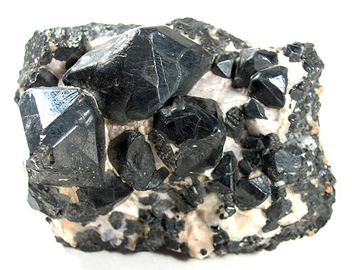 Franklinite Crystal Cluster from Franklin, Franklin Mining District, Sussex Co., New Jersey, USA