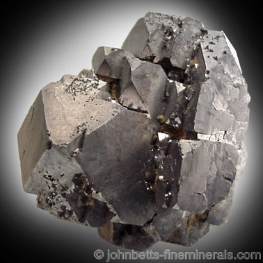 Galena Octacube Cluster from Baxter Springs, Tri-State District, Kansas