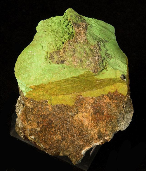 Bright Green Gaspeite from 132 North Mine, Widgiemooltha, Western Australia, Australia
