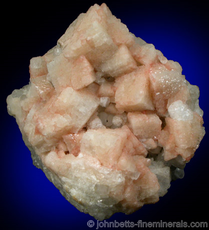 Light Pink Gmelinite Rhombs from Lower New Street Quarry, Paterson, Passaic County, New Jersey