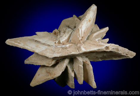 Calcite Pseudomorphs after Glauberite from Camp Verde, Yavapai County, Arizona