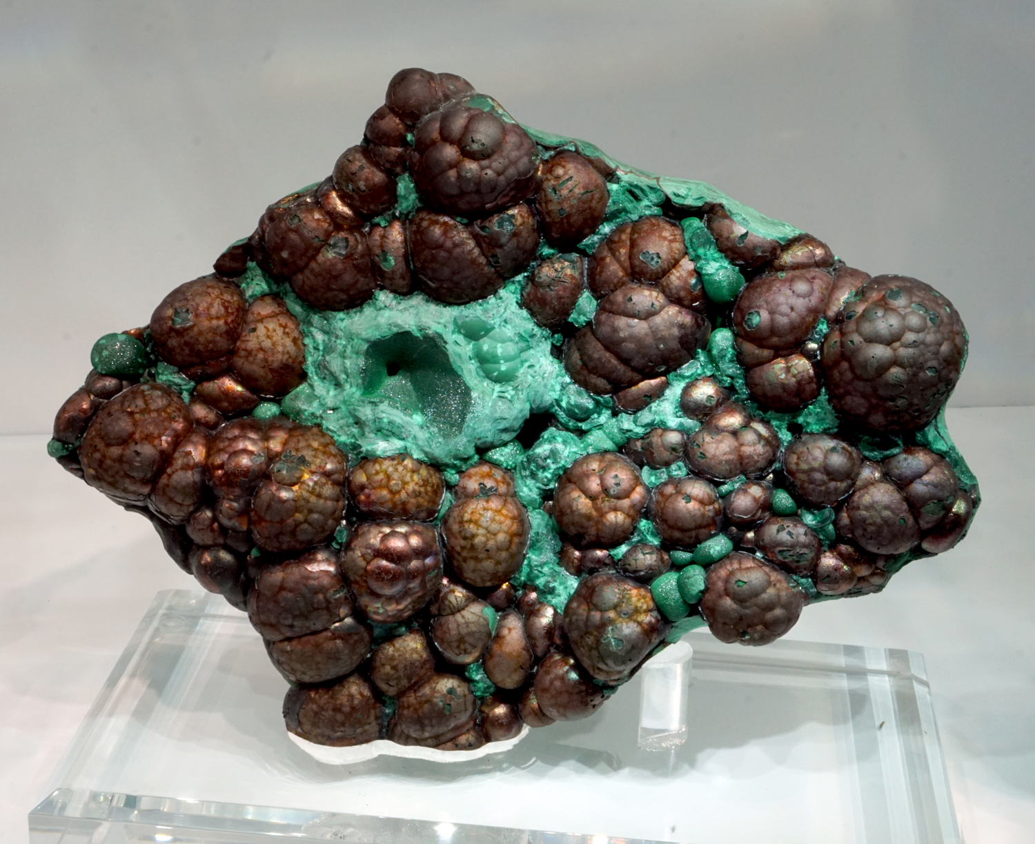 Goethite and Malachite from Northern Laos