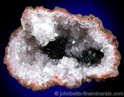Acicular Goethite in Geode from Bou Tazoult, Haut Atlas, Morocco