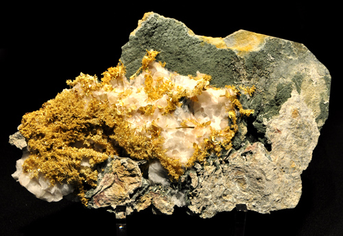 Gold Crystals In Matrix from Olinghouse Mine, Washoe Co., Nevada