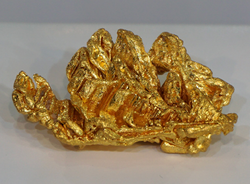 Crystallized Gold Cluster from Pontes e Lacerda, Mato Grosso, Brazil