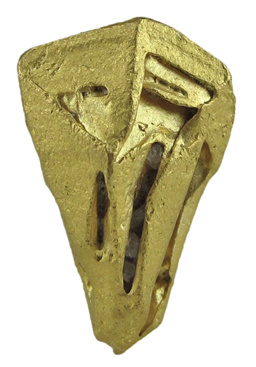 Skeletal Gold Crystal from Icabaru, Bolivar, Venezuela