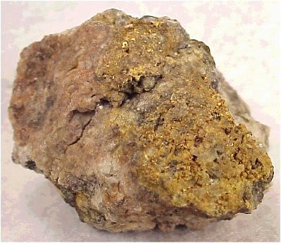 Roasted Gold on Matrix from Cripple Creek, Teller Co., Colorado