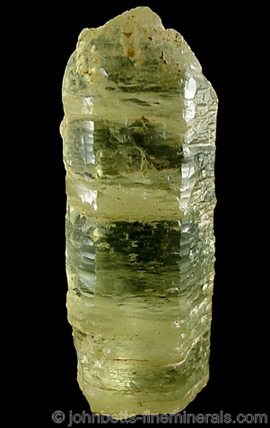 Gemmy Green Beryl Crystal from Minas Gerais, Brazil