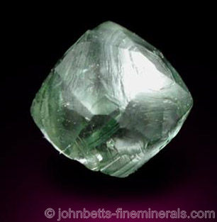 Green Diamond Crystal from Guaniamo, Bolivar Province, Venezuela