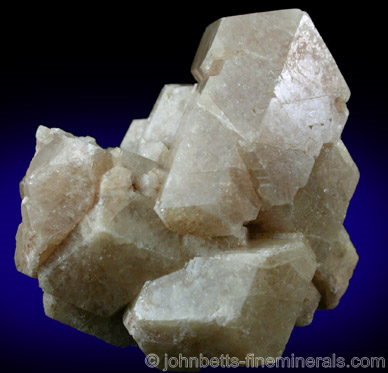 White Grossular Crystal Cluster from Sierra de Las Cruces, east of Lake Jaco, Coahuila, Mexico