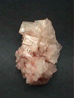 Pink Halite Hopper Crystals from Searles Lake, San Bernardino Co., California