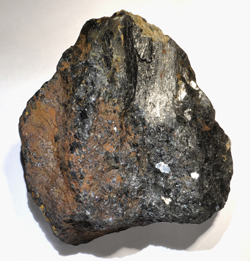 Hastingsite Crystal Plate from O'Neil Mine, Monroe, Orange Co., New York