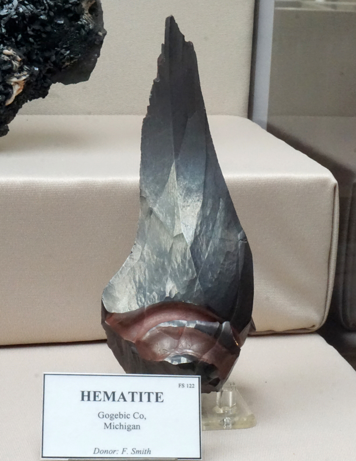 Dagger-Shaped Hematite from Gogebic Co., Michigan