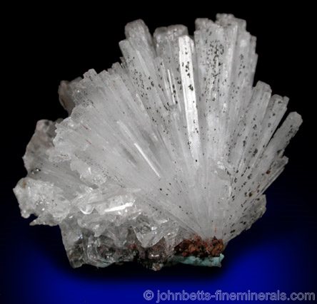 Colorless Hemimorphite Crystal Fans from Santa Eulalia District, Aquiles Serdan, Chihuahua, Mexico