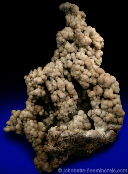 Botryoidal Bubbly White Hemimorphite from Sterling Mine, Ogdensburg, Sterling Hill, Sussex County, New Jersey