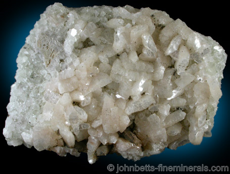 Pearly Heulandite Plate from New Street Quarry, Paterson, Passaic County, New Jersey