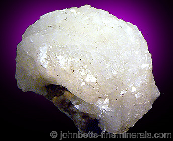 Rounded White Heulandite from Upper New Street Quarry, Paterson, Passaic County, New Jersey