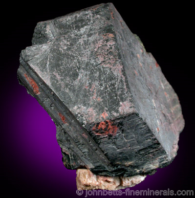 Sharp Hornblende Crystal from Edwards, St. Lawrence County, New York