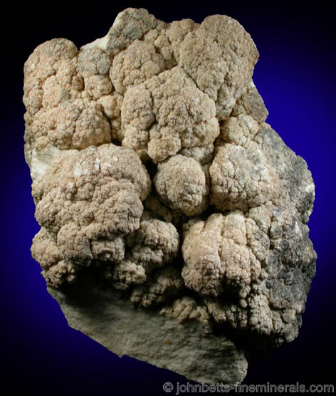 Cauliflower Shaped Howlite from Sterling Borax Mine, Tick Canyon, Los Angeles County, California.